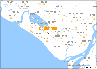 map of Kobararé