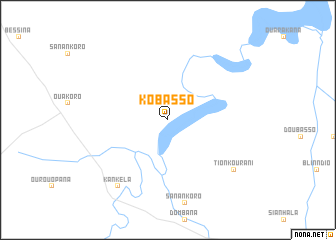 map of Kobasso