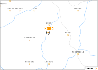 map of Koba