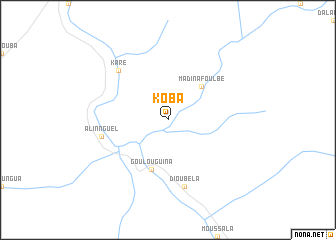 map of Koba