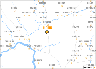 map of Koba