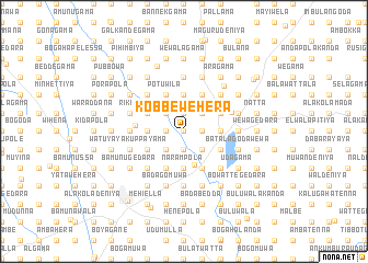 map of Kobbewehera