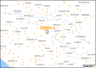 map of Kobdilj