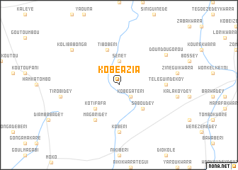 map of Kobé Azia