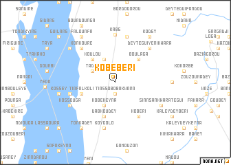 map of Kobé Béri