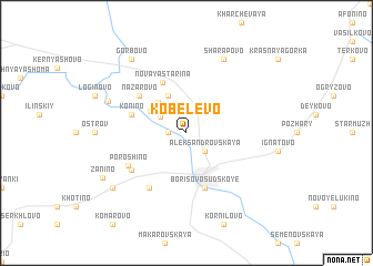 map of Kobelëvo