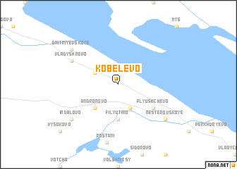 map of Kobelëvo