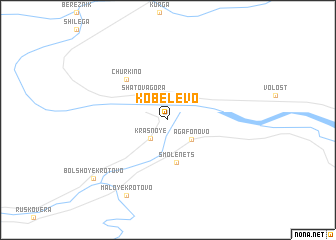 map of Kobelëvo