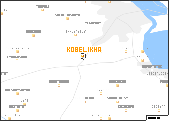 map of Kobelikha