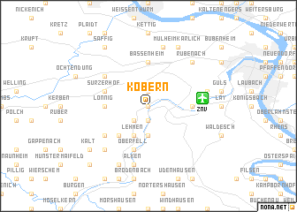 map of Kobern