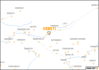 map of Kobeti