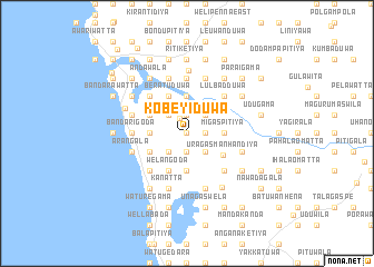 map of Kobeyiduwa