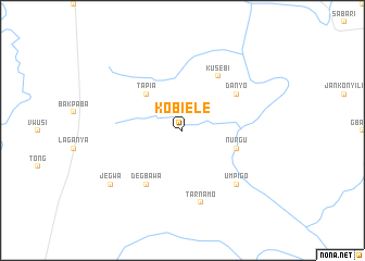 map of Kobiele