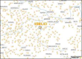 map of Kobilići