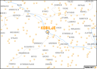 map of Kobilje