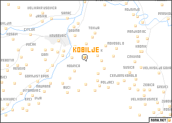 map of Kobilje