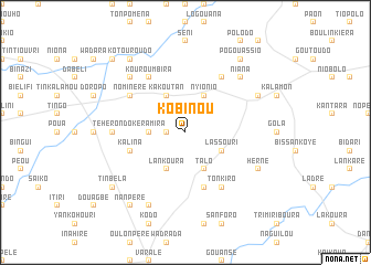 map of Kobinou