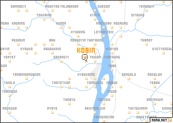 map of Kobin