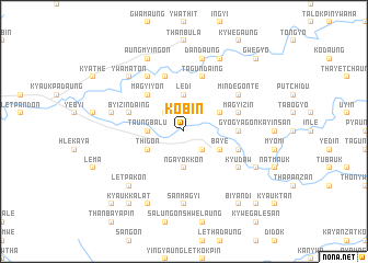 map of Kobin