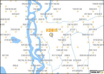 map of Kobin