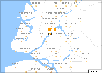 map of Kobin