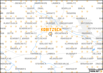 map of Kobitzsch