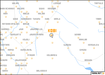 map of Kobi