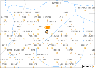 map of Kobī