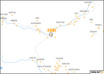 map of Kobi