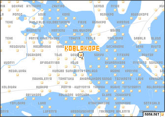 map of Koblakope