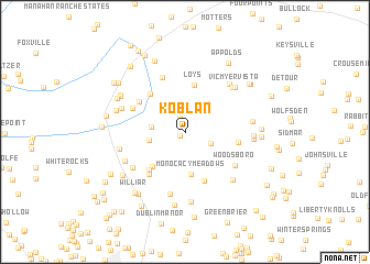 map of Koblan