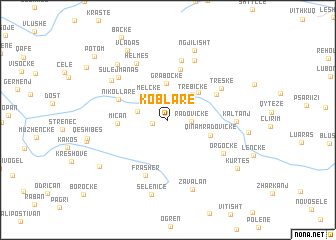 map of Koblarë