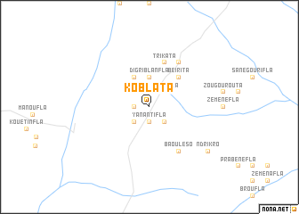 map of Koblata