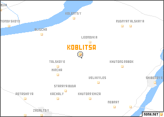 map of Koblitsa