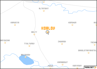 map of Koblov