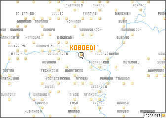map of Koboedi