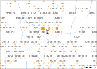 map of Koboktina