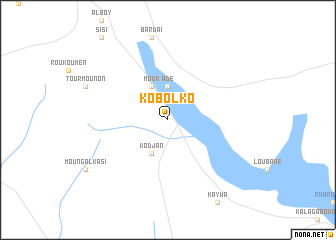 map of Kobolko
