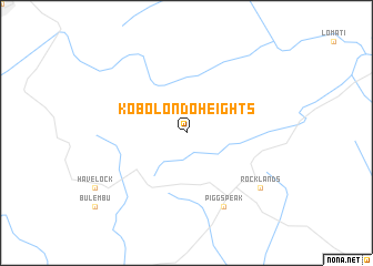 map of Kobolondo Heights