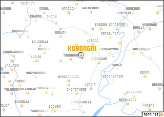 map of Kobong-ni