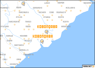 map of Kobonqaba