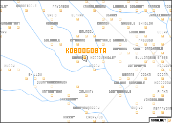 map of Koboogobta