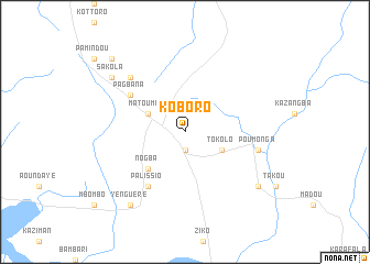 map of Koboro