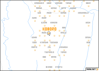 map of Koboro