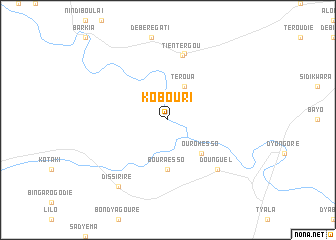 map of Kobouri