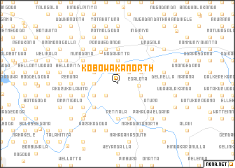 map of Kobowaka North