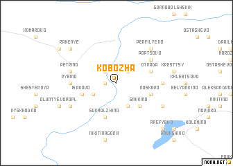 map of Kobozha