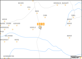 map of Kʼobo