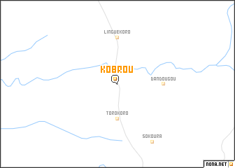 map of Kobrou