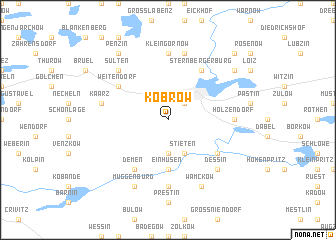 map of Kobrow